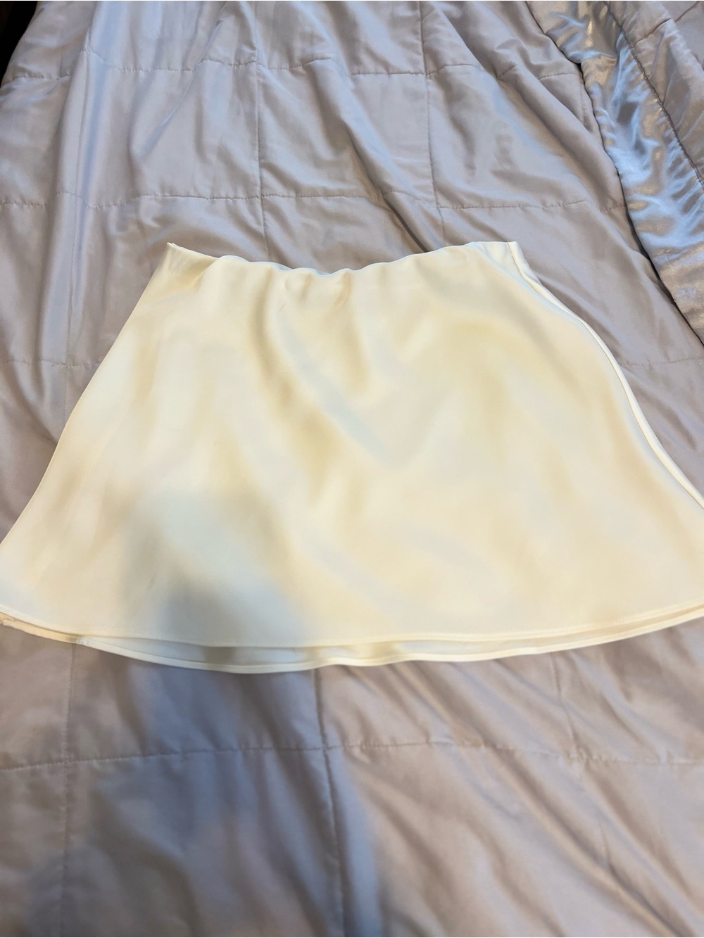 Gianni Bini Cream silky like Circle Skirt